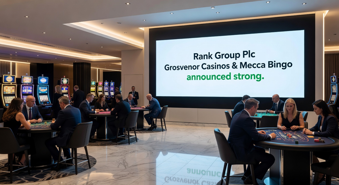 Visual depiction of UK gambling operators and support organisations collaborating on levy transition strategies, with charts and funding flows