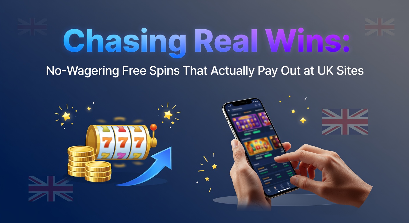 Player celebrating a big win on mobile, with cash icons and no-wagering badge overlay, capturing the thrill of instant UK casino payouts