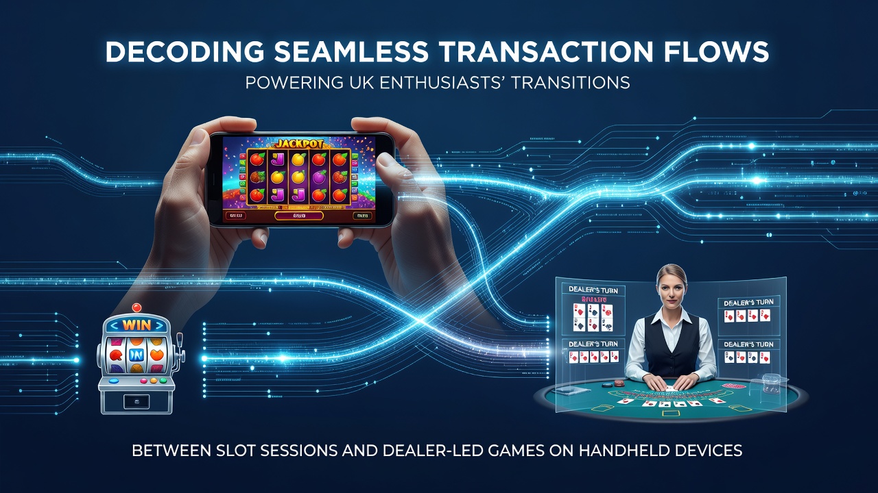 Mobile casino app interface showing seamless transition from slots to live dealer table with payment confirmation overlay