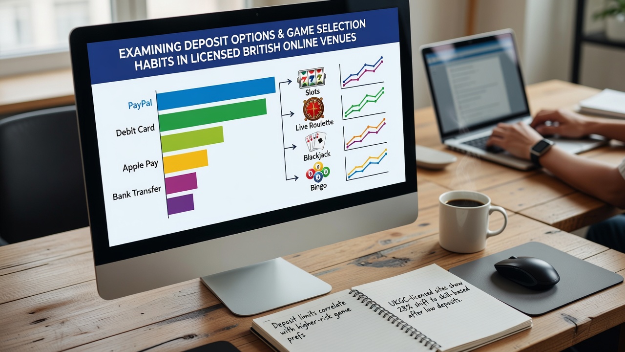 Diverse payment methods displayed on a UK online casino interface, highlighting deposit options like cards and e-wallets