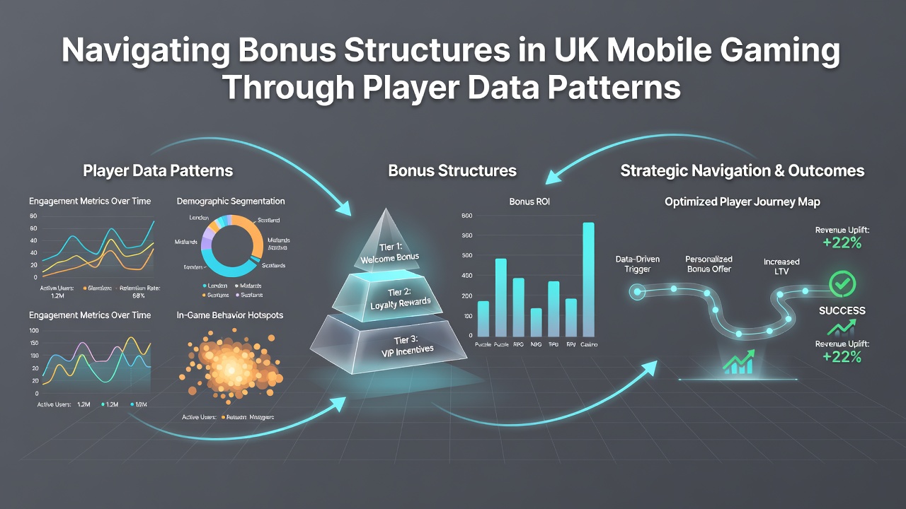 Analytics charts and graphs showing player engagement trends with bonus redemption rates over time