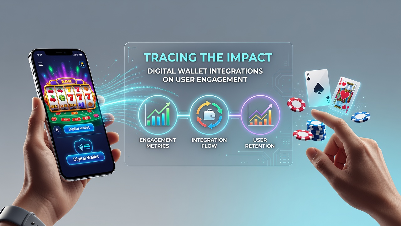 Mobile casino interface showing digital wallet payment options integrated into a slot game screen